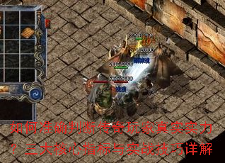 如何准确判断传奇玩家真实实力?三大核心指标与实战技巧详解 如何准确判断传奇玩家真实实力?三大核心指标与实战技巧详解