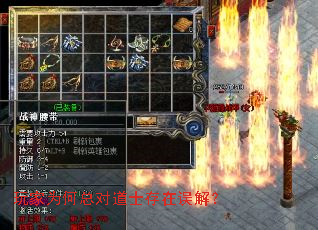 玩家为何总对道士存在误解? 玩家为何总对道士存在误解?