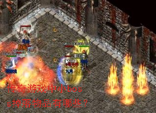 ������Ϸ��Сboss������Ʒ����Щ��