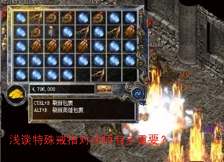 浅谈特殊戒指对法师有多重要? 浅谈特殊戒指对法师有多重要?