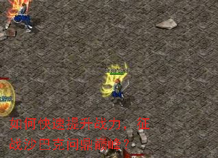 如何快速提升战力,征战沙巴克问鼎巅峰? 如何快速提升战力,征战沙巴克问鼎巅峰?