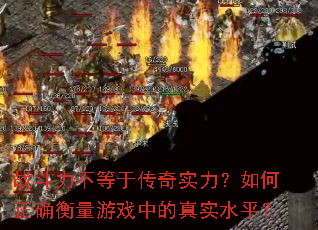 ս���������ڴ���ʵ���������ȷ������Ϸ�е���ʵˮƽ��