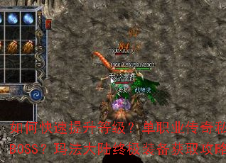 ��ο��������ȼ�����ְҵ����˽������Щ����BOSS���귨��½�ռ�װ����ȡ������ʲô��