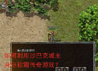 如何利用沙巴克城主身份称霸传奇游戏? 如何利用沙巴克城主身份称霸传奇游戏?