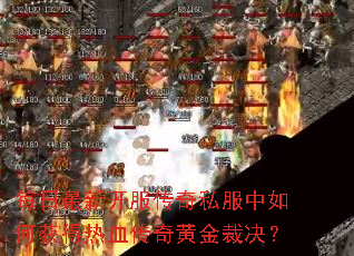 每日最新开服传奇私服中如何获得热血传奇黄金裁决? 每日最新开服传奇私服中如何获得热血传奇黄金裁决?