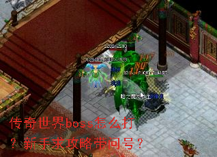 传奇世界boss怎么打?新手求攻略带问号? 传奇世界boss怎么打?新手求攻略带问号?