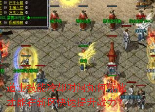 道士技能冷却时间如何优化才能在新区快速提升战力? 道士技能冷却时间如何优化才能在新区快速提升战力?