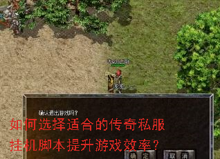 如何选择适合的传奇私服挂机脚本提升游戏效率? 如何选择适合的传奇私服挂机脚本提升游戏效率?