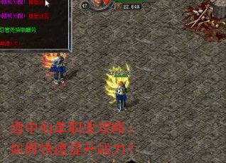 酒中仙单职业攻略:如何快速提升战力? 酒中仙单职业攻略:如何快速提升战力?