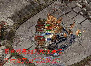 哪些成员加入能快速提升行会实力与凝聚力? 哪些成员加入能快速提升行会实力与凝聚力?