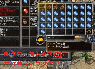哪些成员加入能快速提升行会实力与凝聚力? 哪些成员加入能快速提升行会实力与凝聚力?