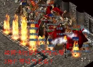 如何快速提升传奇私服3角色等级与装备? 如何快速提升传奇私服3角色等级与装备?