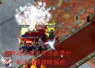传奇战士最常用技能是什么?新手必看攻略解析 传奇战士最常用技能是什么?新手必看攻略解析