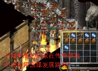 不同职业的玩家在传奇游戏中会如何选择发展路径? 不同职业的玩家在传奇游戏中会如何选择发展路径?