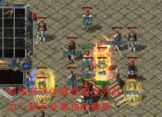 神佑游戏如何快速提升战力?新手必看攻略解析 神佑游戏如何快速提升战力?新手必看攻略解析