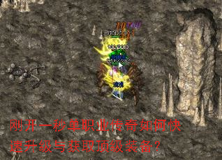 刚开一秒单职业传奇如何快速升级与获取顶级装备? 刚开一秒单职业传奇如何快速升级与获取顶级装备?