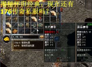 揭秘怀旧经典：现在还有176传奇私服吗？