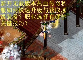 新开无赦版本热血传奇私服如何快速升级与获取顶级装备？职业选择有哪些关键技巧？