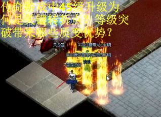 传奇游戏中45级升级为何是关键转折点？等级突破带来哪些质变优势？