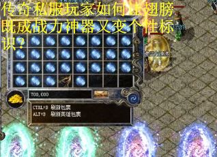 传奇私服玩家如何让翅膀既成战力神器又变个性标识？